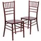 Flash Furniture HERCULES Series Mahogany Wood Chiavari Chair, PK2 2-XS-MAHOGANY-GG - alternate 2